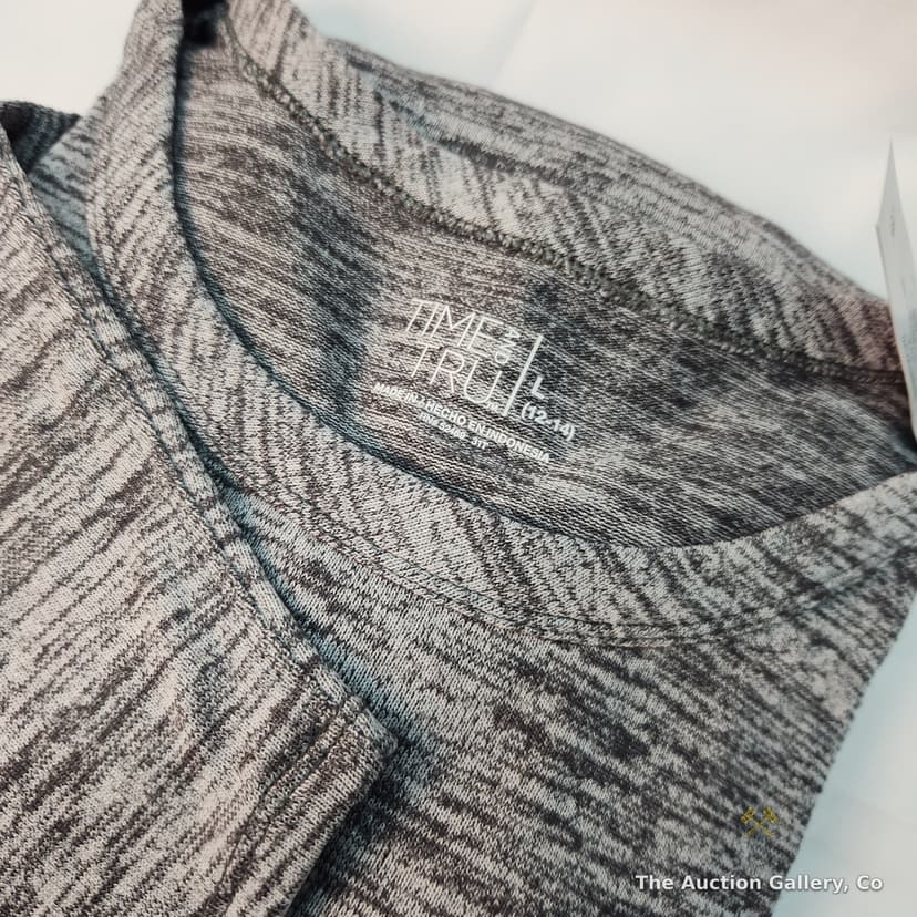 Time and Tru Women's Marled Long-Sleeve Top, Size Large, NWT β photo 2